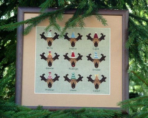 2149 Stickvorlage Der x-mas Rennstall – Bild 2