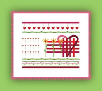 2248 Stickvorlage Sehnsucht