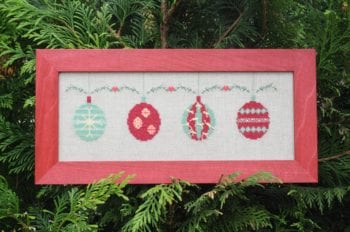 2253 Stickvorlage Weihnachtskugel – Bild 2