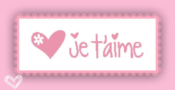 2388 Stickvorlage je t aime
