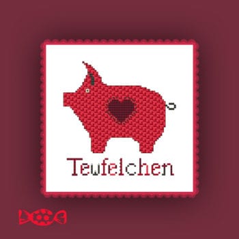 2414 Stickvorlage Teufelchen